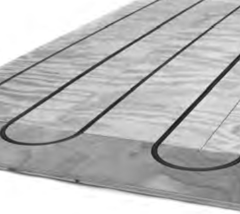 Rehau® 298896-001 Rauboard Double Groove Heat Transfer Panel - 48 In X 12 In