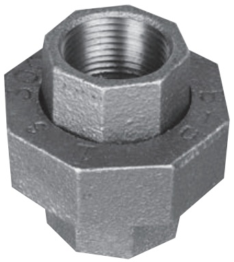 WardFlex Pipe Union - 2 in, Class 150, Brass x Iron Seat