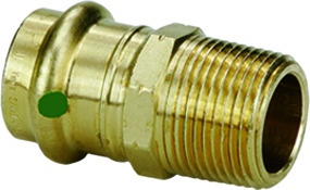 ProPress Bronze Adapter - 3/4 in Press x 3/4 in MNPT