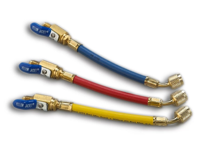 Yellow Jacket® 25980 Ritchie Ball Vlv Hose Ryb 3Pk