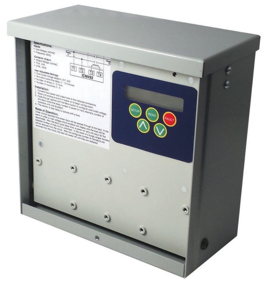 ICM™ ICM493 Singe Phase Monitor With Surge Protector
