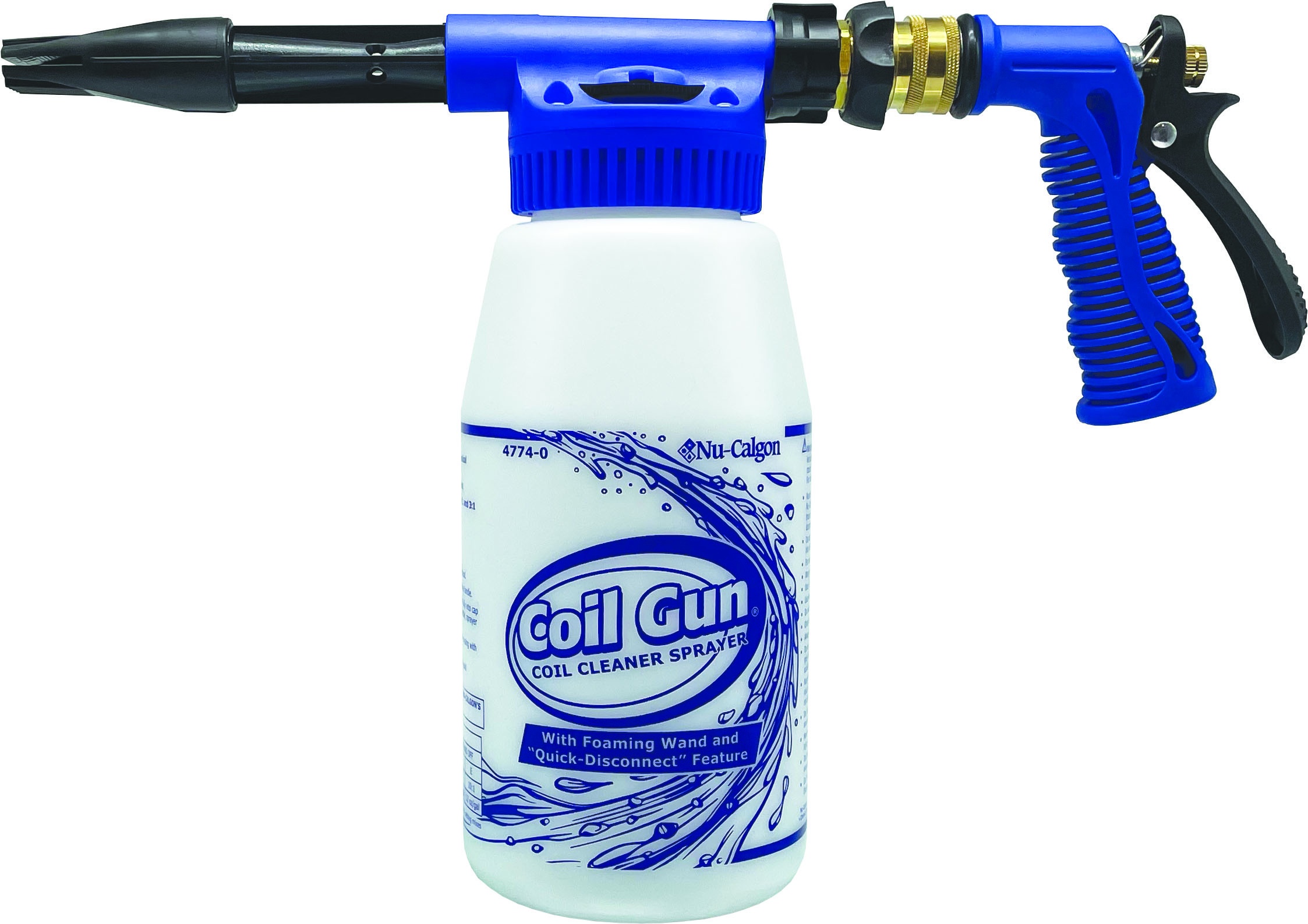 Nu-Calgon 4774-0 Coil Gun Sprayer - 64 Fl Oz, 5 Mix Ratio Settings
