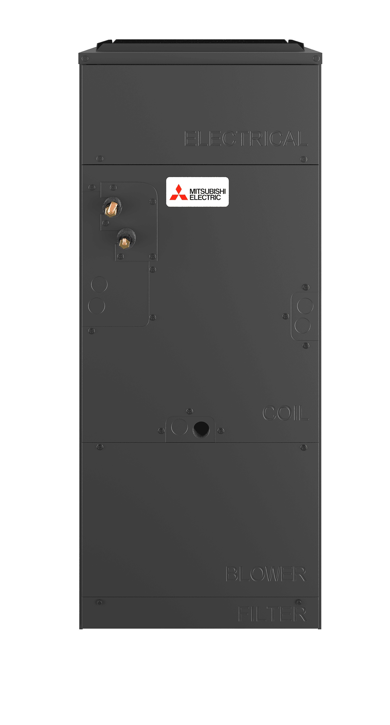 Mitsubishi Electric Trane® PVA-AA48NL P-Series 4.0 Ton Air Handler - R-454B, 208/230V, 25 In W, Upflow/ Downflow/ Horizontal/ Multi-Position