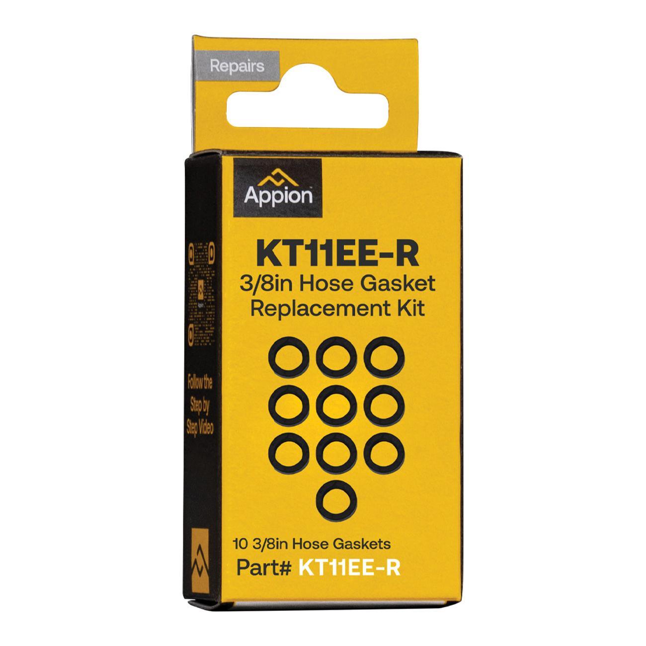 Appion MegaFlow™ KT11EE-R Hose Gasket Kit, For Use With: 3/8 in Speed-Y, 3/8 in Female Flare Fittings