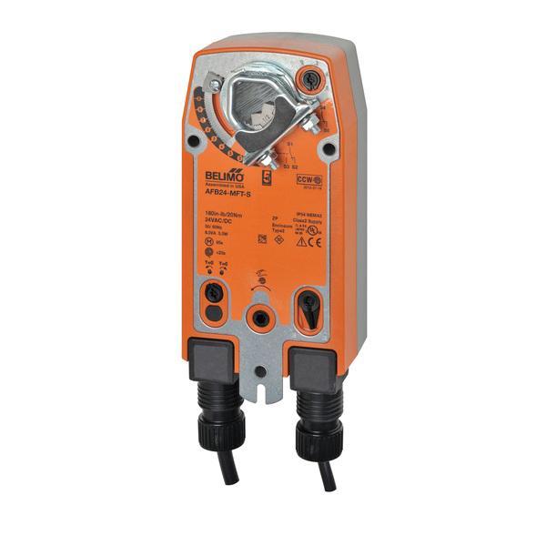 Valve Actuator, Spring return, AC 24...240 V / DC 24...125 V, On/Off, 2 x SPDT
