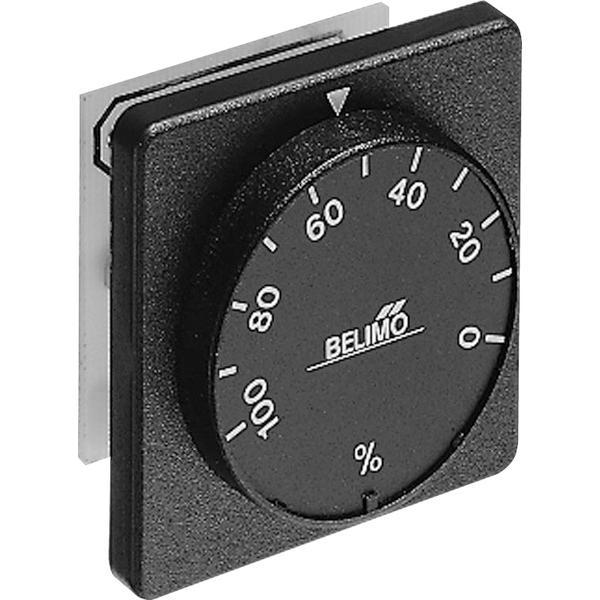 Positioner for front-panel mounting
