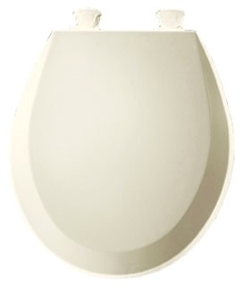 Bemis 7B500EC346 500EC Bisc Round Seat w / Cvr Wood