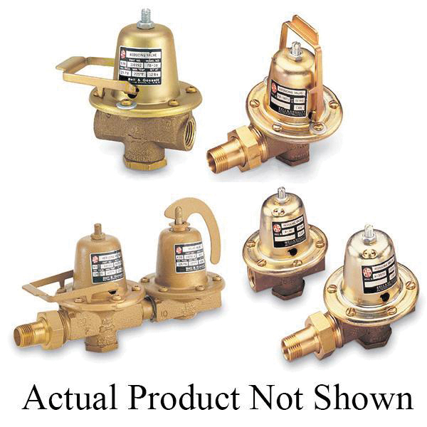 Bell & Gossett FB-38 Series 110192 Pressure Reducing Valve, 1/2 in Nominal, NPT, 5.5 to 6 gpm at 125 psi, 10 to 25 psi