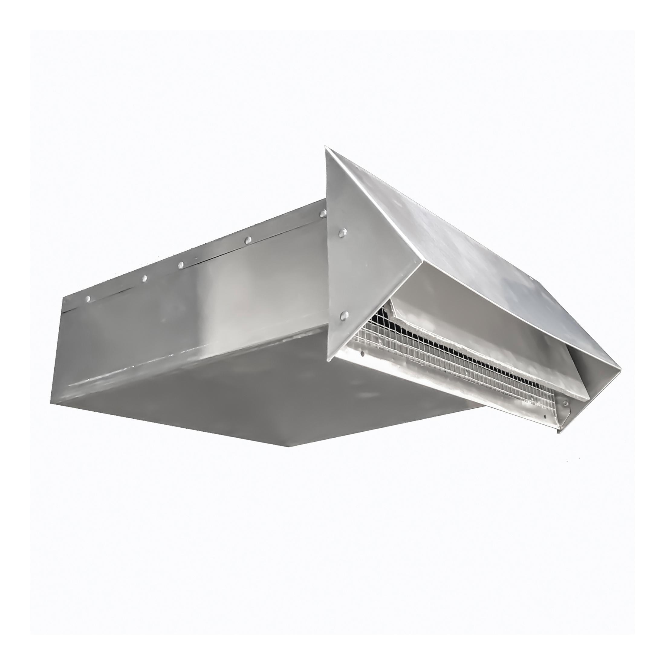 Builders Best® ARR630 Series 111929 Rectangular Vent Hood, 5 in, Aluminum, Mill