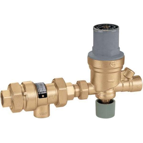 Caleffi 573 Series 573002A Automatic Filling Valve and Backflow Preventer, 1/2 in, FNPT, Contains Lead