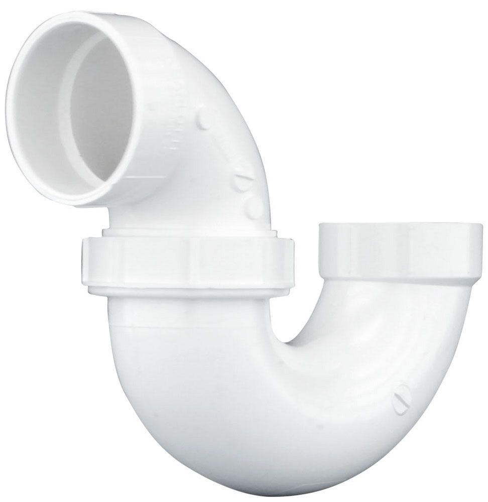 708P PVC 2" P-trap w / Union Jnt