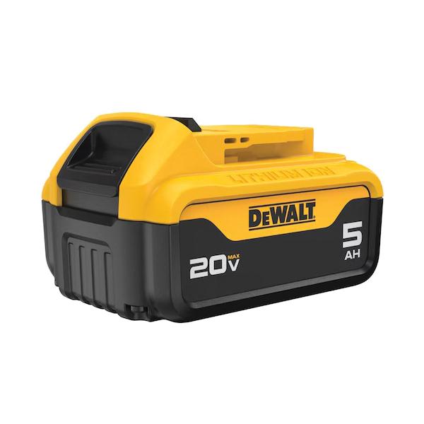 DeWALT® GUARANTEED TOUGH® DCB205 Battery, 20 VDC, 5 Ah Battery Capacity, Lithium-Ion Battery Chemistry, 1-Battery