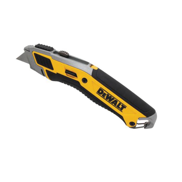 DeWALT® DWHT10295 Premium Utility Knife, Retractable Blade, 2-1/2 in L Blade, Carbon Steel Blade, 7 in OAL