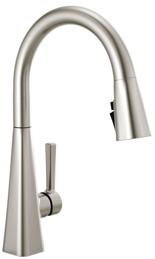 DELTA® 19802Z-SP-DST Lenta Kitchen Faucet Spotshield Stainless