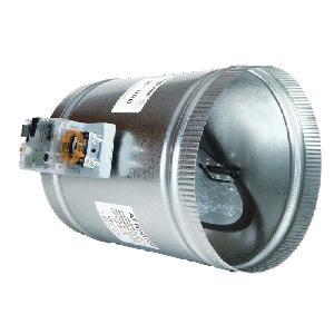 EWC® URD 12URD Motorized Damper with MA-ND5 Actuator, 14 x 12 in, Steel, Galvanized, Round