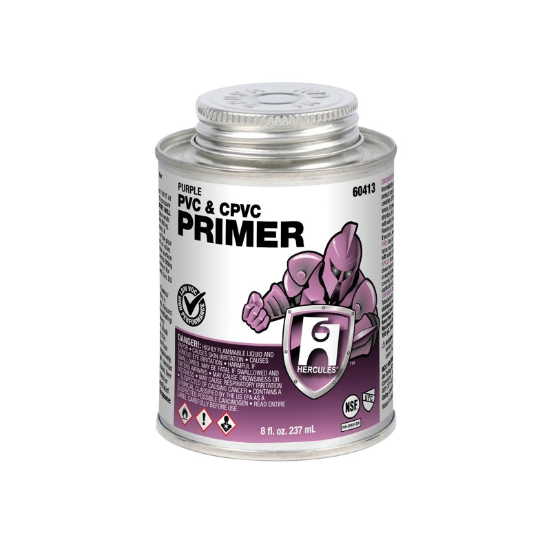 HERCULES® 60413 Primer, 8 oz, Liquid, Purple, Solvent