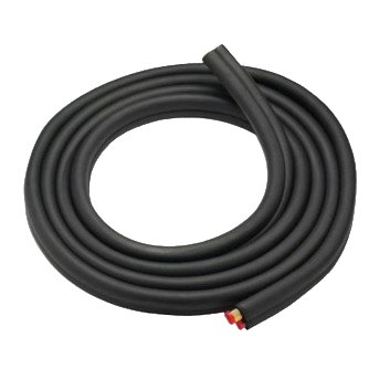 JMF LS1412050S12CD 1/4"X1/2"X50' Ductless Line Set with 1/2" Armaflex UV Shield