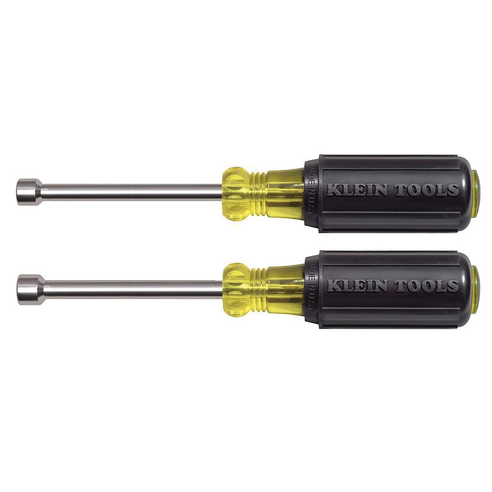 KLEIN TOOLS® 630M Nutdriver Set, Hex Point, 1/4 in, 5/16 in Point, 2 -Piece
