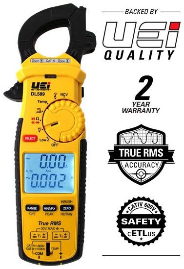 UEi DL589COMBO 600A Trms Clamp Meter