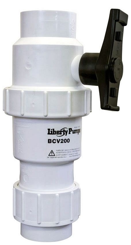 Liberty Pumps® BCV200 2" Ball/ Check Valve Hd PVC