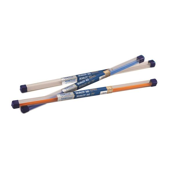 LucasMilhaupt® 98120 Flux Coated Rod, 1/16 in Dia, 18 in L