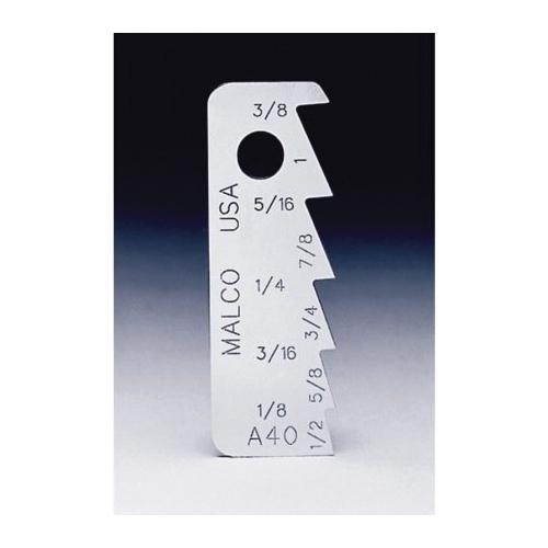 Malco® A40 Pocket Sized Scribe Tool, 5 in OAL, Dual Edge Point, Steel Tip