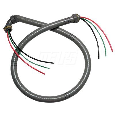 Mars® 841 Series 84131 Whip With Non-Metallic Fitting, 10 AWG Conductor, 4 ft L