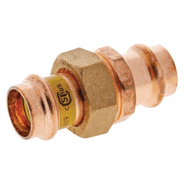NIBCO® PressG™ PCH633 Series 9256500HPC Union, 3/4 in Press x 3/4 in Press, Copper