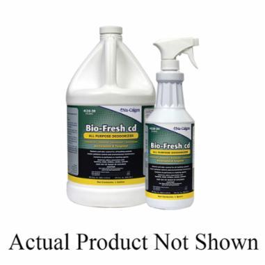 Nu-Calgon 4126-38 Bio-Fresh cd All Purpose Deodorizer, 1 gal, Bottle, Liquid, Slight Odor of Chlorine