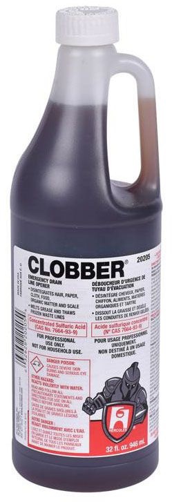 Dearborn® 20205 20-205 1Qt Clobber Drain Clnr