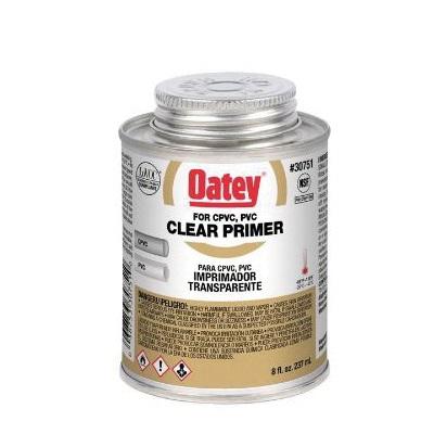 Oatey® 30751 Primer, 8 oz, Can, Liquid, Clear, Solvent