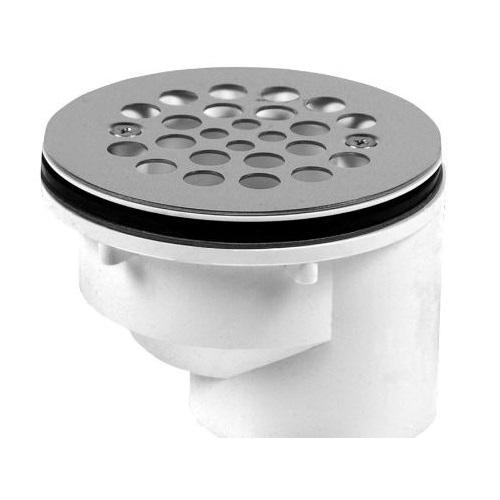 Oatey® 103 Series 42787 Offset Shower Drain With Receptor Base, 2 in Nominal, Solvent Weld, PVC Drain