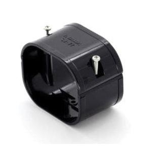 RectorSeal® SLIMDUCT™ 85056 Coupler, PVC, Black, 2-1/2 in L, 4-1/4 in W, 3 in H