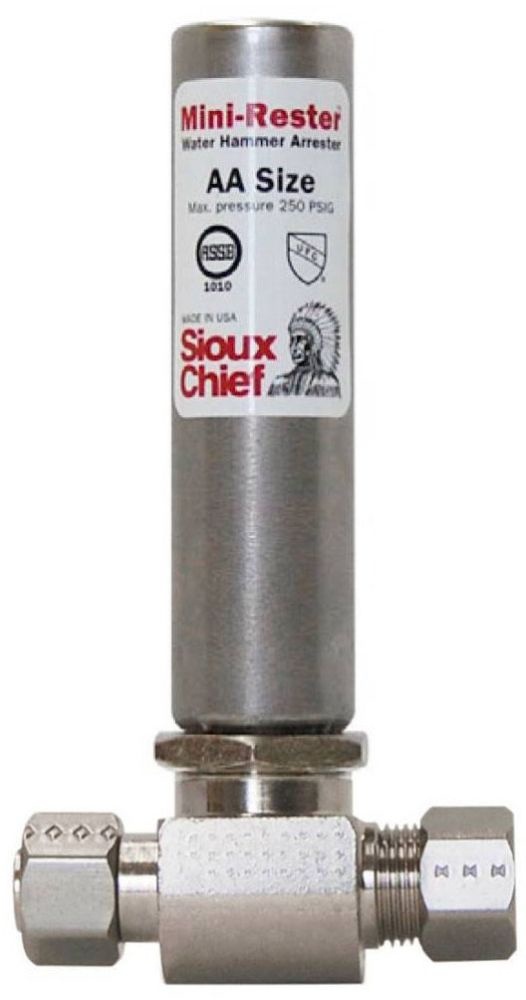 Sioux Chief 660-GTR1B 3/8Od X 3/8Fem Suply Stop Tee With Mini-Rester Lead Free