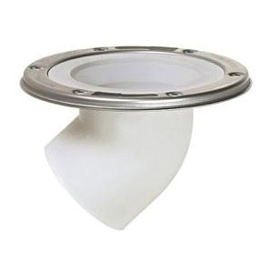 Sioux Chief DropKick™ 889 Series 889-45PM Offset Closet Flange, 3 in Pipe, Spigot, 7 in OD, PVC