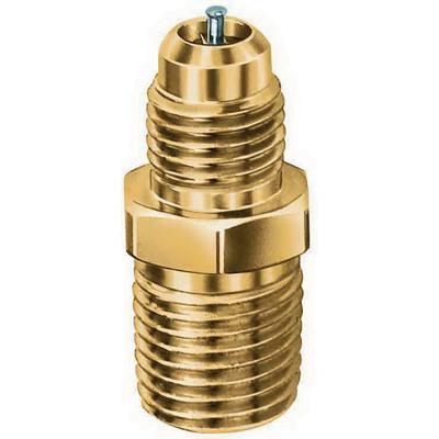 JB Industries A31484 Access Valve, 1/4 in, SAE Male Flared x MPT, Brass