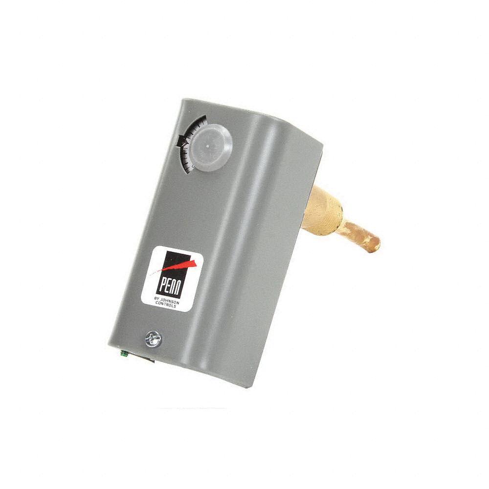 Johnson Controls A19ABC-24C Temperature Control, 120 - 277 VAC, 16 A at 120 VAC, 8 A at 240 VAC Full Load, 1 Stages