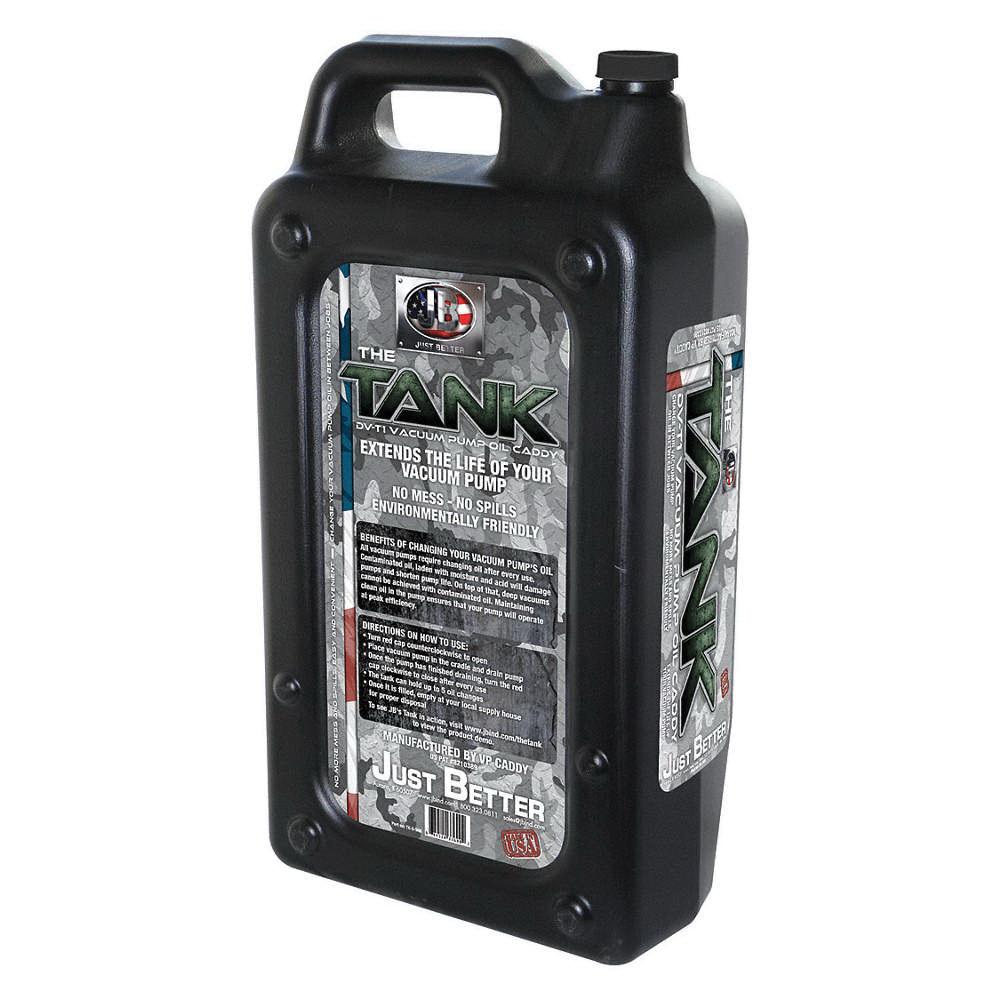 JB Industries The Tank DV-T1 Bottle Vacuum Pump Oil Caddy
