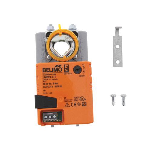 BELIMO® LMB24-3-T Damper Actuator, 24 VAC/VDC, 1.5 W, 95 sec Running Timing
