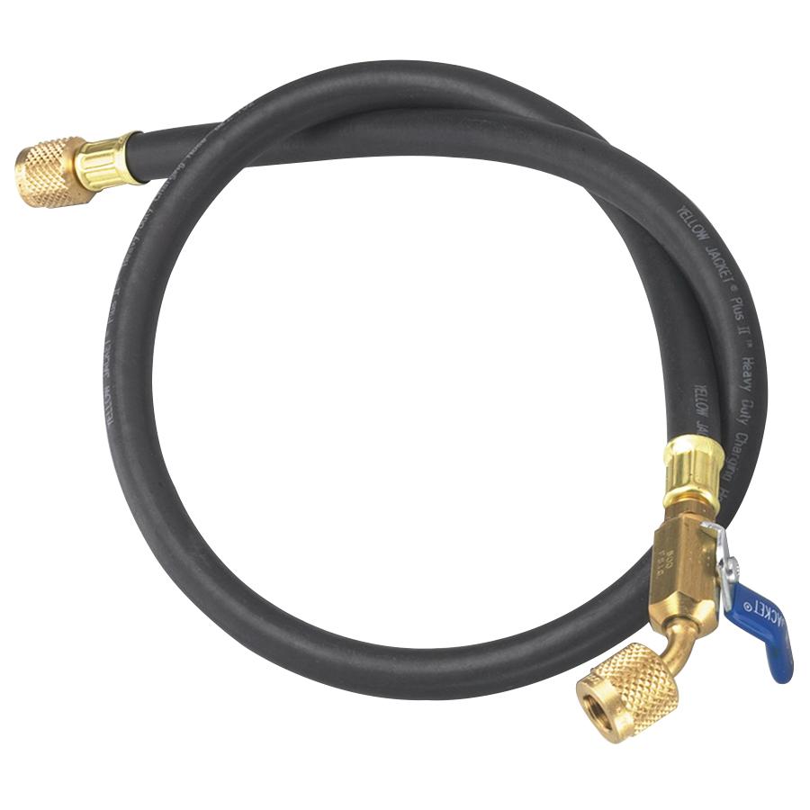 Yellow Jacket® PLUS II™ HCA-60 15060 Charging Hose, Hose, 60 in L, Black