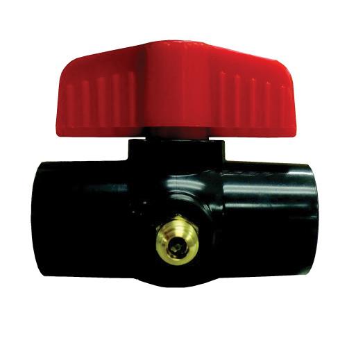 Supco® JV1 Jones Condensate Drain Blow Out Valve With Schrader, 3/4 in, Male Flare with Schrader, PVC