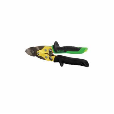 hilmor® 1891136 Aviation Snip, Left, Straight, Right Cut, Metal Blade, Slip-Resistant Handle, Black/Yellow Handle