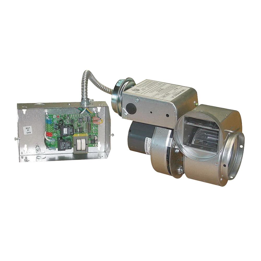 Tjernlund HSJ Power Venter, 95 W, 3000 rpm Speed, 110 cfm at 0 in, 125000 Btu/hr Btu