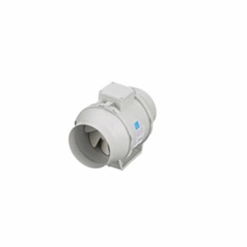S&P TD-100X1 In-Line Duct Fan, 120 V, 0.24 A, 33 W, 2500 rev/min Speed, 2 -Speed, 135 cu-ft/min at 0.55 in SP