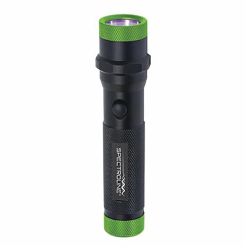 Spectroline® SPE-HVL-CS Leak Detection Flashlight, LED Bulb, 25 ft Beam Distance, 3 -Battery, 5 hr Average Life