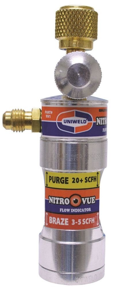 UNIWELD® NV1 Nitrovue Flow Indicator - 1/4 In Flare