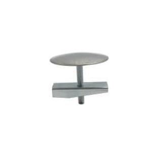 Wal-Rich 1641002 Faucet Hole Cover, Steel, Chrome