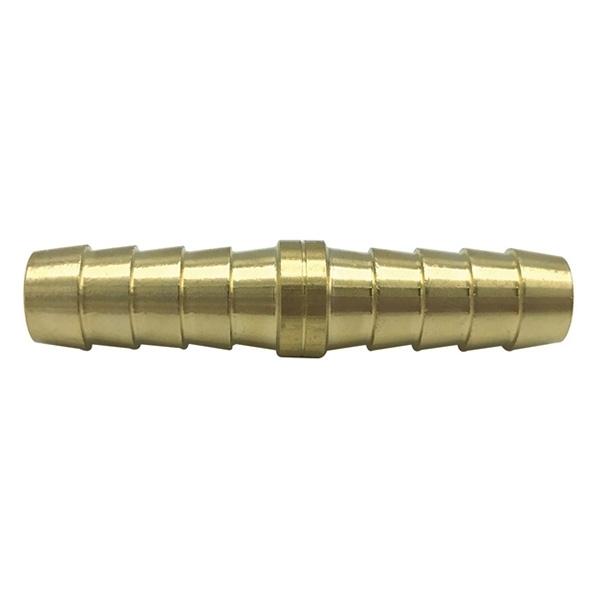 Wal-Rich 4030004 Coupling, 3/8 in Barbed x 3/8 in Barbed, Brass