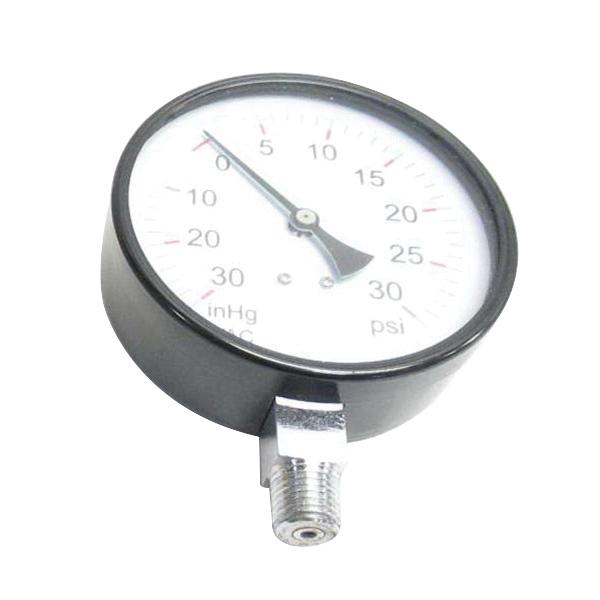 Westwood H25-10 Steam Hydronic Gauge, 3-1/2 in Dial, 30 inHg to 30 psi, 1/4 in