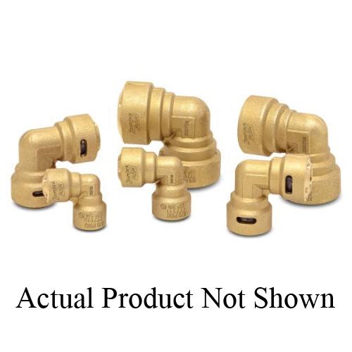 ZoomLock® 777112 Elbow, Push, 1/2 in, Brass